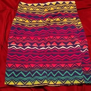 Super Fun Colorful F21 Mini Skirt
